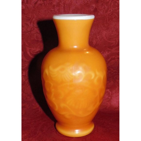 Avon Amber Spring Bouquet Fragrance Vase 1980s - Picture 1 of 5